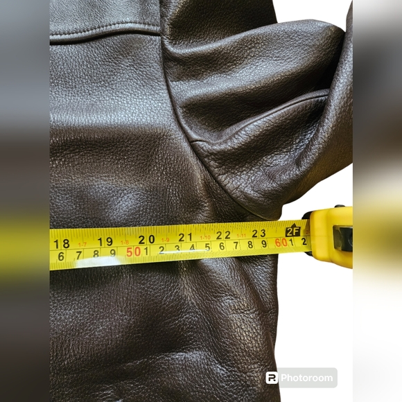 ROGUE PURE LEATHER HEAVY JACKET SZ L - Picture 6 of 10